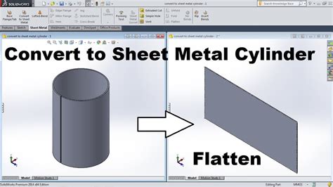 solidworks how to convert part to sheet metal|solidworks sheet metal pdf.